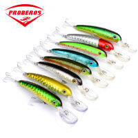 PROBEROS 1PCเหยื่อล่อปลา11.5Cm/14GพลาสติกMinnowเหยื่อแข็งประมงน้ำจืดTackle 4 # Hook DW315