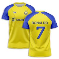 3D Tshr Al Nassr Cristiano Ronaldo Size 7 3D Black Mens T-shirt