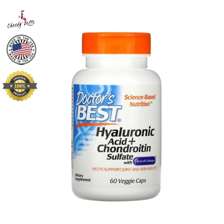 Doctot's Best Hyaluronic Acid plus Chondroitin Sulfate, Bone and Joint
