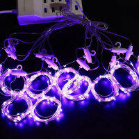 8โหมด USB LED DIY Home Party Fairy ไฟ Twinkle String ทองแดงลวดผ้าม่านฉากหลังวันเกิดของขวัญฮาโลวีน Navidad