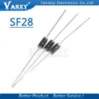 100PCS SF28 Super Fast Rectifier ไดโอด 2A 600V DO-15