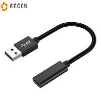 10Gbps Type-C หญิง Usb 3.0สายเคเบิลข้อมูลตัวผู้ Otg อะแดปเตอร์แปลง60W ชาร์จเร็วเครื่องชาร์จข้อมูล