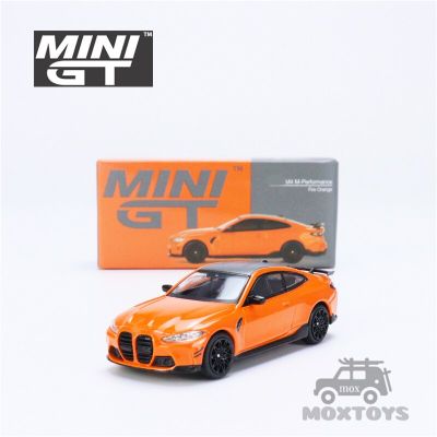 MINI GT 1:64 M4 M Performance G82 Fire Orange LHD Diecast Model Car