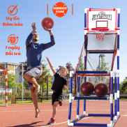 Tặng Bóng - Bộ nhà bóng rổ cho bé vận động vui chơi cùng bố mẹ giúp bé