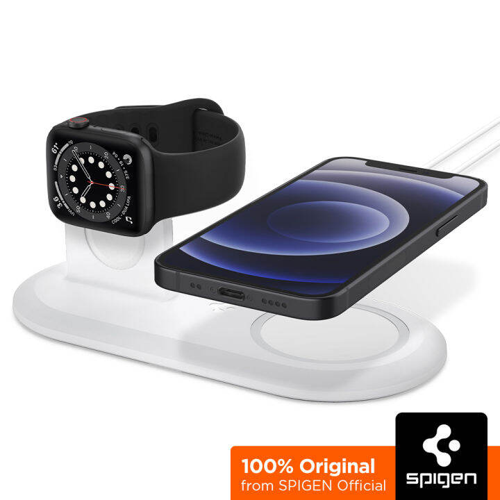 SPIGEN Station for Apple MagSafe&Watch [Mag Fit Duo] Stable and non