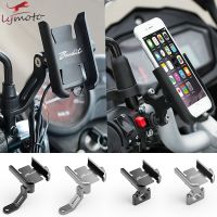 For SUZUKI Bandit 1200 1250 1250S 1250F 250 400 Motorcycle Aluminum Accessories Handlebar Mobile Phone Holder GPS Stand Bracket