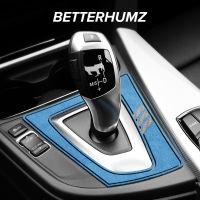 BETTERHUMZ Alcantara สำหรับ BMW F32 F33 F34 F36 3 4ชุดคาร์บอนไฟเบอร์รถเกียร์เปลี่ยนแผงตัด M ประสิทธิภาพสติ๊กเกอร์