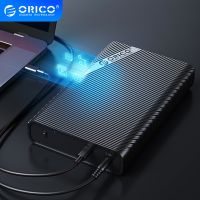 ORICO 3.5นิ้ว External Hard Drive Enclosure USB 3.0ถึง SATA 3.0 Hard Drive Case สำหรับ2.5/3.5 HDD กล่อง12V2A Power Adapter