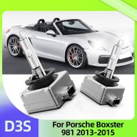 Roadsun 2ชิ้นหลอดไฟซีนอนสว่าง35W D3s ไฟหน้าเอชไอดี6000K อะไหล่ไฟรถยนต์สำหรับ Porsche Boxster 981 2013 2015 2014