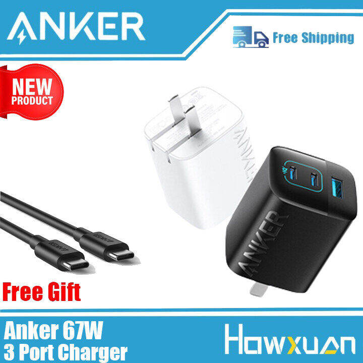Củ sạc nhanh Anker 67W 3 cổng 2C1A IQ4 ...