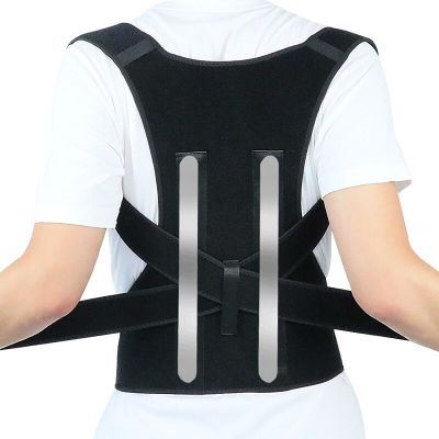 Medical Support Bar Belt Orthopedic Correcting Kyphosis Posture Corrector Brace Shoulder Lower Back Support Belt Ease Pains Men