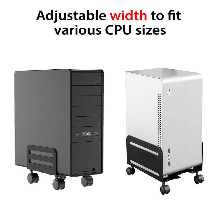 Computer CPU Stand, CPU Trolley, CPU Roller, Computer Tower Stand with