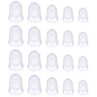 40 Pcs Fingertip Protectors, 5 Sizes Ukulele Finger Caps,for Guitar Ukulele Stringed Instruments