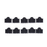 ruyifang 10pcs Black Ethernet HUB Port RJ45ปลั๊กป้องกันป้องกันฝุ่น