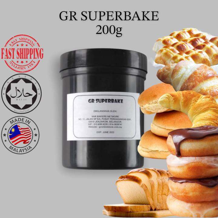 [200g] GR SuperBake (Bread Enhancer) Lazada
