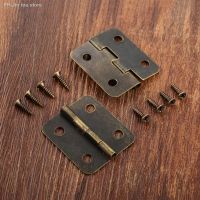 10Pcs 30x25mm Antique Cabinet Hinges Furniture Accessories Door Hinges Drawer Jewellery Box Hinges For Furniture Hardware