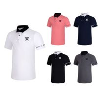 J.lindeberg DESCENTE PEARLY GATES ANEW Footjoymalbon Uniqlo ใหม่ Golf 23เสื้อแขนสั้นผู้ชาย,เสื้อยืดแขนสั้นแฟชั่นระบายอากาศได้ผู้ชายแห้งเร็วปกตั้งเข้าชุด