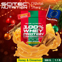 SCITEC NUTRITION (LIMITED EDITION) Whey Protein Professional 500g (เวย์คอนเซนเทรต เวย์โปรตีน มีกรดอะมิโน เสริมสร้าง บำรุง ซ่อมแซม ฟื้นฟู กล้ามเนื้อ คุมหิว) WPC