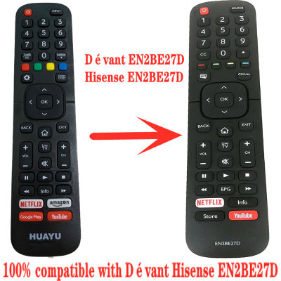 Hisense Dévant EN2BE27D Replacement Remote Control for Television