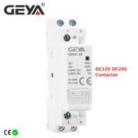 GEYA Din Rail ครัวเรือน Modular DC คอนแทค DC24V 25A 2NC 2NO 1NO1NC 5060Hz Modular House คอนแทค