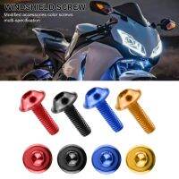 ☾ 10PCS/Set Universal Motorcycle Full Fairing Bolt Kits Bodywork Screws For Yamaha Kawasaki Honda BMW SUZUKI Pit Dirt Bike 5 Sizes