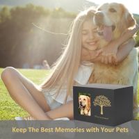 Urns Wood Keepsake Memorial for DogsCats Ashes s Memorial Gifts with Photo Frame Funeral Cremation Small