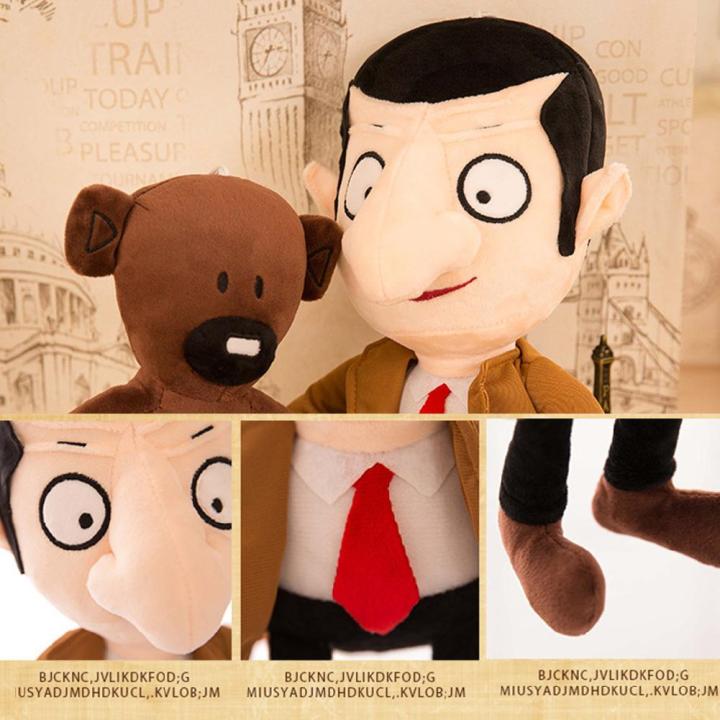 papite-ready-stock-plush-toys-mr-bean-and-teddy-cute-cartoon-figure-beanie-toy-birthday-gift-on-sale