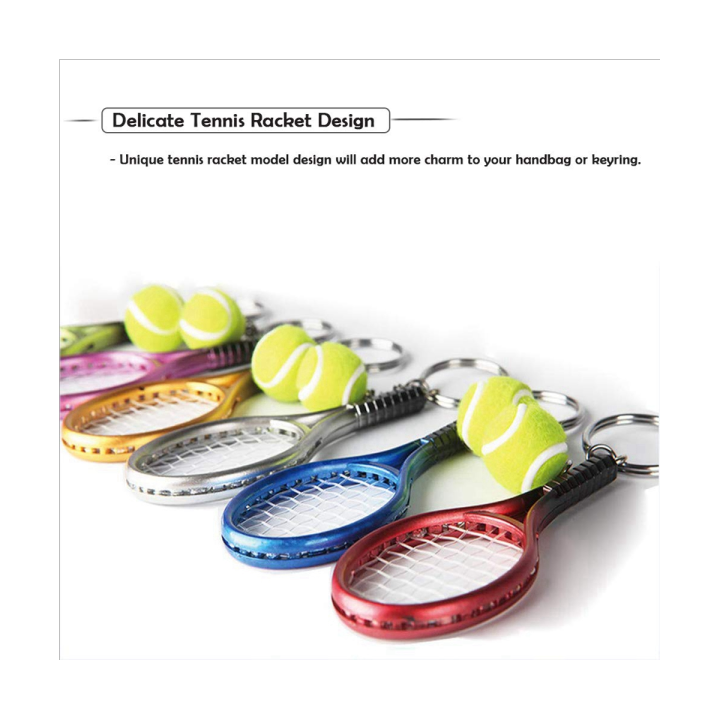 12-pcs-key-ring-mini-keychain-fashionable-tennis-ball-split-ring-keychain-for-sport-lovers-team