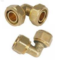 ♂卐 Fit Tube IDxOD 12x16/14x18/16x20/20x25/26x32mm PEX-AL-PEX Elbow Pipe Fitting Brass Pipe Connector For Floor Heating