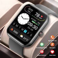 นาฬิกาออกกำลังกาย New 1.91inch Large Touch Screen Fitness Bracelet BT Answer Call Smart Watch Mens 100+ Sport Modes HR Blood Smartwatch Women