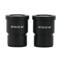 One Pair Wf10x Eyepiece For Stereo Microscope Wide Field 20mm Wf10x/20 High Eye-point - Microscopes - 【ELEGANT】