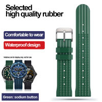 สายยางเขตร้อนสำหรับ Seiko SRP777J1 Citizen Watch Band 20Mm 22Mm Silicone Tropic Strap Smart Watch Strap