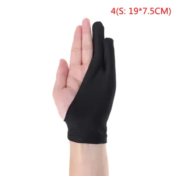 Anti-Fouling Two-fingers Artist Anti-touch Glove Drawing for Ipad Screen  Board