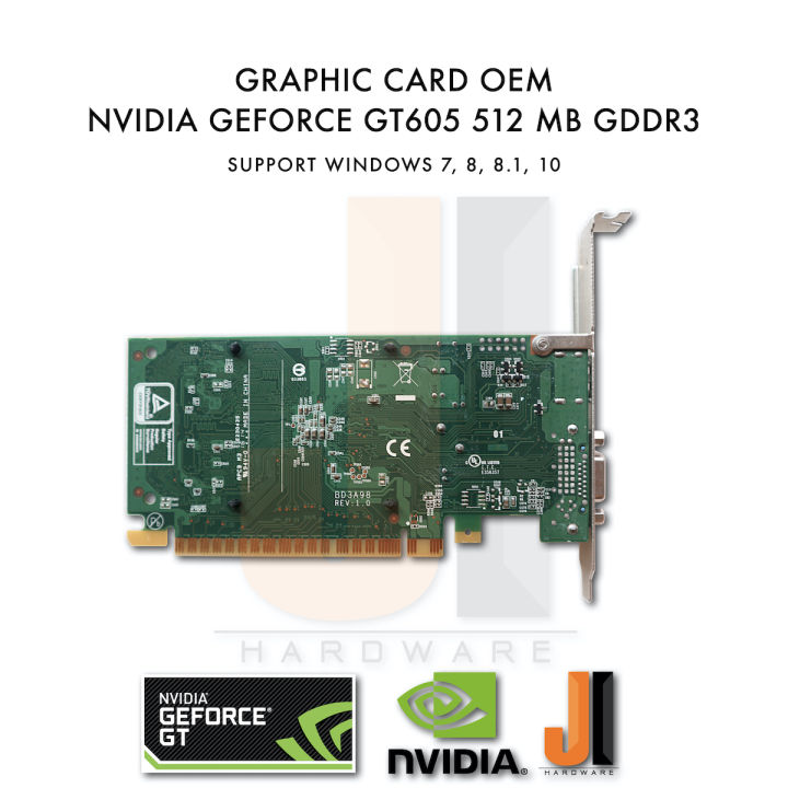 nvidia-geforce-gt605-512mb-32-bit-gddr3-oem-สินค้ามือสองสภาพดี