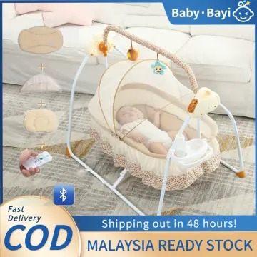 Baby electric cheap swing bed