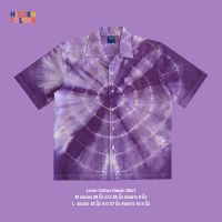 Hidden Folder (Tie-dye Hawaii Shirt : Lavender) เสื้อฮาวาย เสื้อฮาวายมัดย้อม มัดย้อม เสื้อใส่ไปทะเล เสื้อใส่ไปเที่ยว เสื้อเชิ้ตแขนสั้น