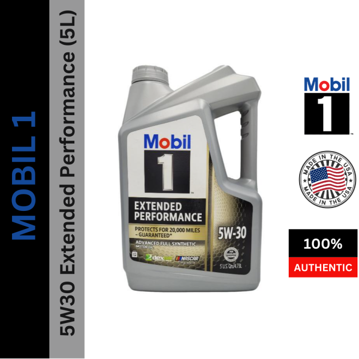 Mobil 1 Extended Performance High Mileage 5w30 Advanced Fully Synthetic ...