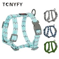 Pet Nylon Harness Adjustable Breathable I-shaped Sports Chest and Back Medium Large Naughty Dog Vest Safety Walking Running Lead Collars