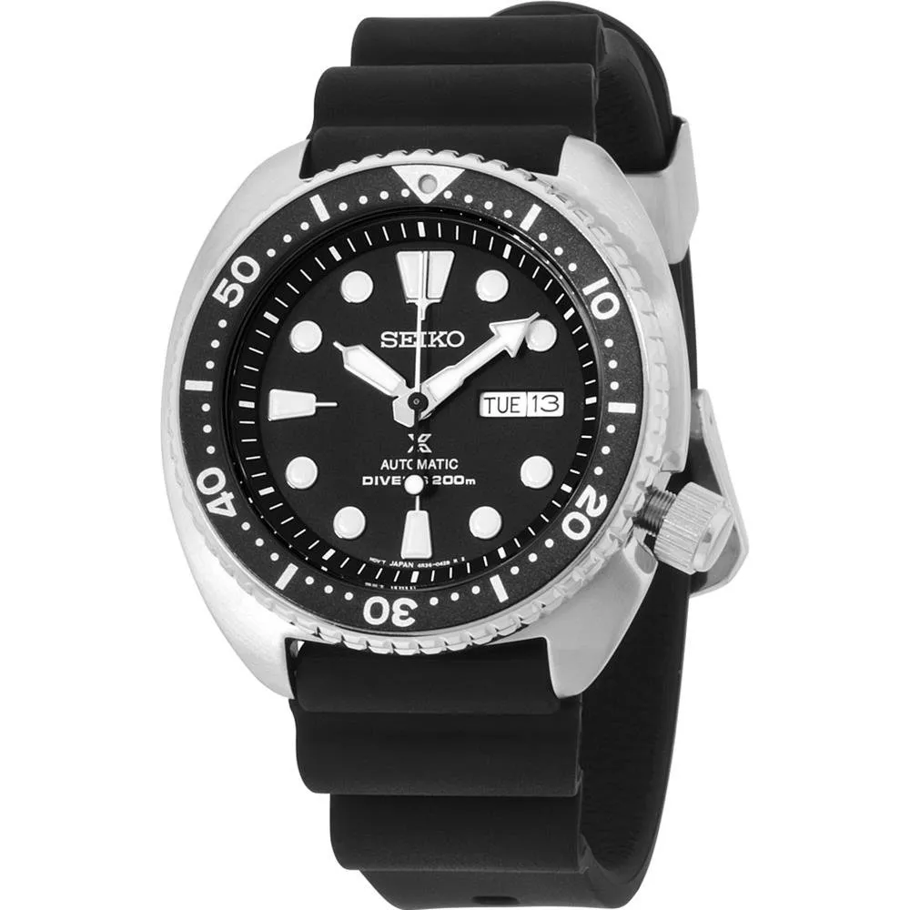 Đồng hồ Seiko cổ sẵn sàng (SEIKO SRP777 Watch) New Seiko SRP777 Prospex  Automatic Black Rubber