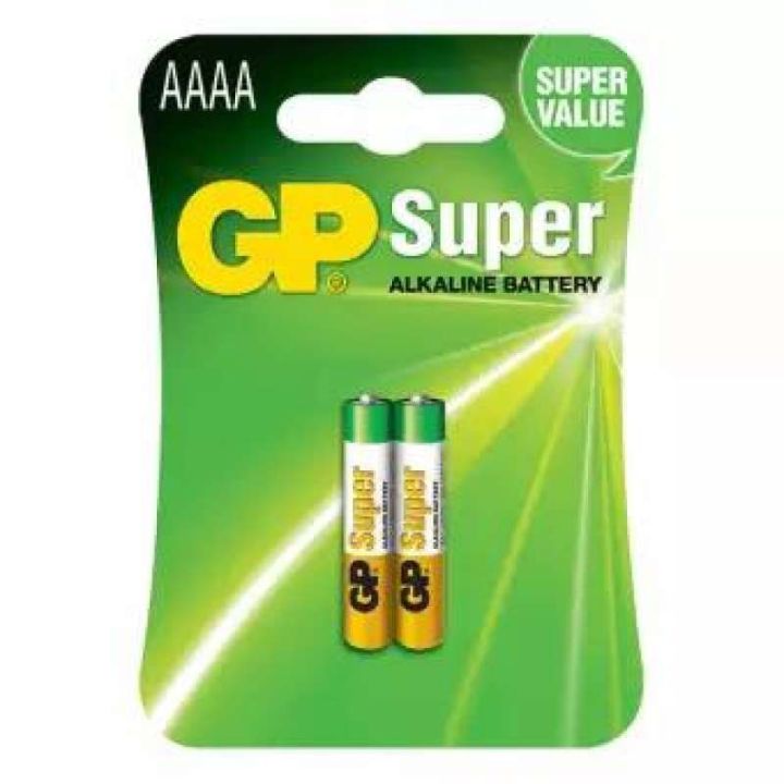 ถ่าน-gp-super-alkaline-ขนาด-aaaa-1-5v-1-แพค-2-ก้อน