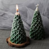 Large 3D Christmas Tree Wax Candle Silicone Mold Xmas Gift Baking Molds Handmade Aroma Resin Clay Crafts Mould