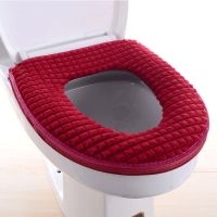 【LZ】℗❀❐  1pc engrossar macio quente toalete capa de assento do banheiro inverno closestool almofada bathware