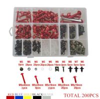 200x CompleteFairing Bolt Kit Body Screws Clips Fit For YAMAHA YZF-R6 YZF R6S 1999-2019