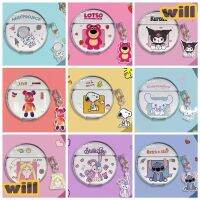 เคส Pro6 Willbetter ลายการ์ตูนน่ารัก TWS ฟองน้ำครอบหูฟังโปร่งใสสำหรับ Pro 6ป้องกันทีพียูอ่อน