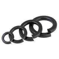 GB93 Baja Karbon 45H Plating Black Spring Washer Open Spring Washer Spring Washer Spot M2-M30 50 Buah