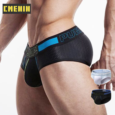 [CMENIN Official Store] Brief For Men (1 Pieces) PUMP สบายผ้าฝ้ายชุดชั้นในเซ็กซี่ผู้ชายกางเกงในชายเอวต่ำกางเกงบิกินี่ชายกางเกงในลายบุรุษชั้นใน H489