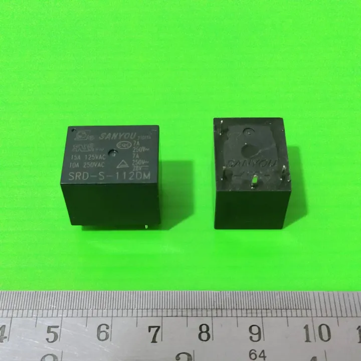 รีเลย์ Relay SANYOU ของแท้ คอยล์ 12VDC 4 ขา #SRD-S-105DM #SRD-S-112DM # ...