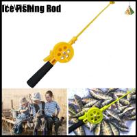 YIWEN Portable Child Spinning Ice Fishing Rods Retractable Pen Pole Winter Reels