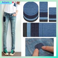 ADAM 4Pcs เครื่องแต่งกาย เย็บผ้า แอ็ปเปิ้ล กางเกงยีนส์ DIY ข้อเข่า แพทช์ผ้า เตารีด