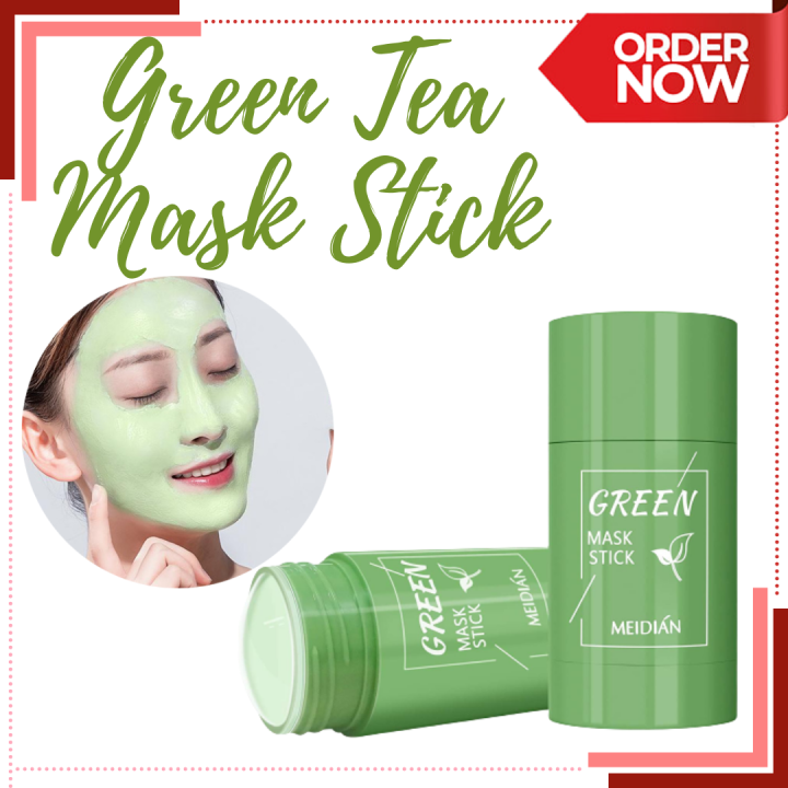 Green Tea Mask Stick Pore Cleaner Acne and Blackhead Remover | Lazada PH